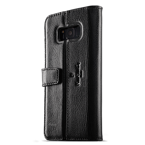 Кожаный чехол книжка Pierre Cardin для Samsung Galaxy S8 Черный - Изображение 7561