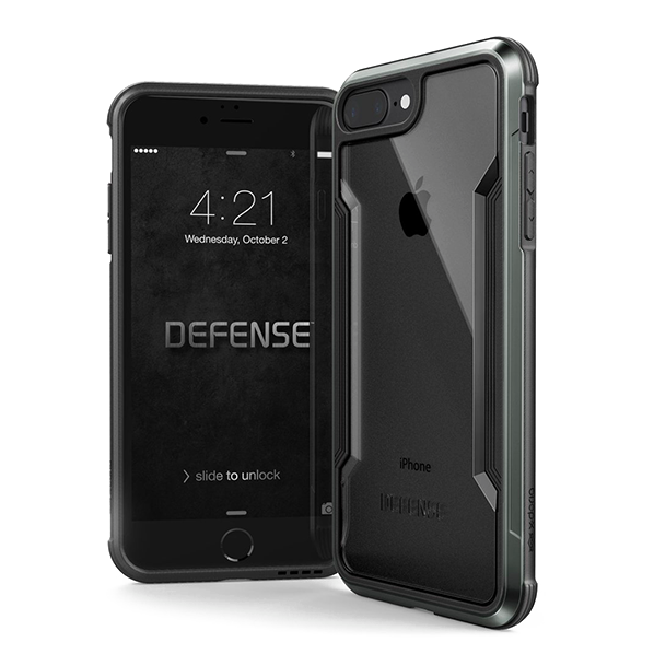Противоударный чехол X-Doria Defense Shield для iPhone 8 Plus Черный - Изображение 22432