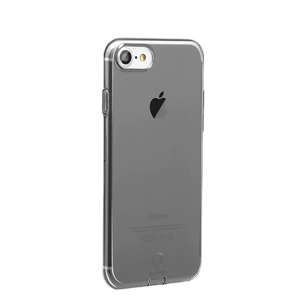 Силиконовый чехол накладка Baseus Simple для iPhone 8 Серый - Изображение 15873