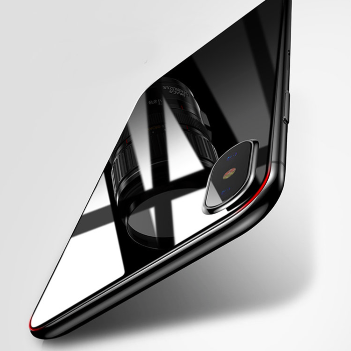Набор стекол Baseus Glass Film Set для iPhone X Черный - Изображение 22558