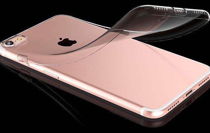 Силиконовый чехол накладка Baseus Simple для iPhone 7 Розовый - Изображение 15911
