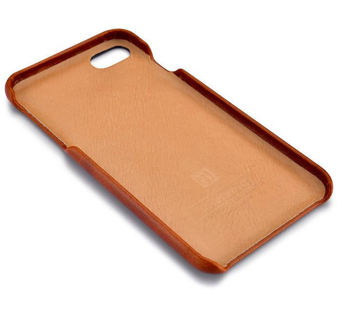 Кожаный чехол накладка iCarer Metal Warrior Oil Wax для iPhone 8 Коричневый - Изображение 15951
