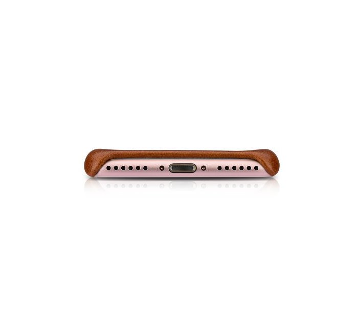 Кожаный чехол накладка iCarer Metal Warrior Oil Wax для iPhone 8 Коричневый - Изображение 15959