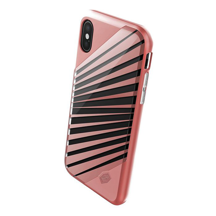 Чехол накладка X-Doria Revel Lux для iPhone X Rose Gold Розовый - Изображение 22638