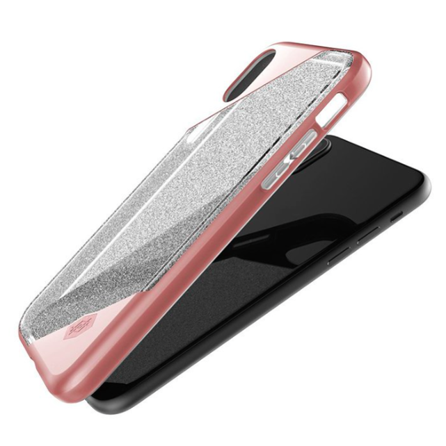 Чехол накладка X-Doria Revel Lux для iPhone X Rose Gold Glitter Розовый - Изображение 22646