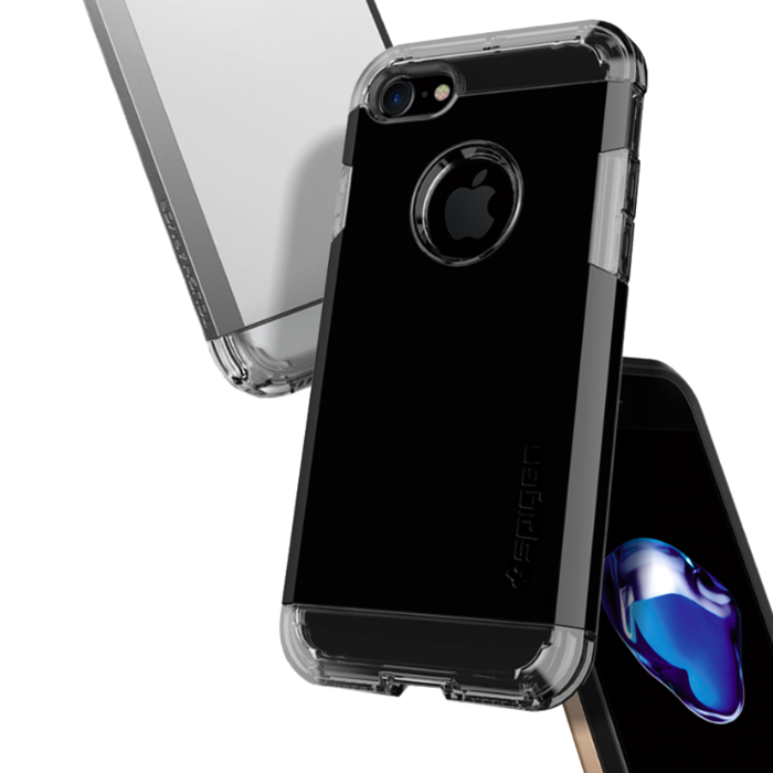Чехол накладка Spigen Tough Armor для iPhone 7 Серый - Изображение 16079