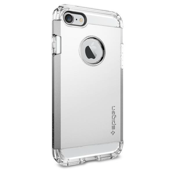 Чехол накладка Spigen Tough Armor для iPhone 8 Серебро - Изображение 16089