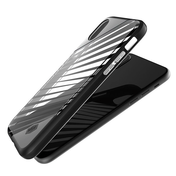 Чехол накладка X-Doria Revel Lux для iPhone X Black Gold Черный - Изображение 22658