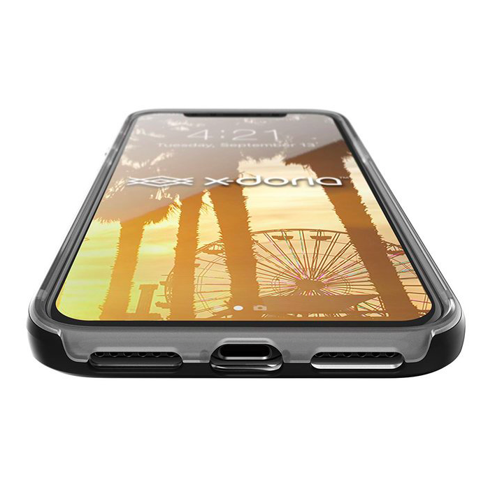 Чехол накладка X-Doria Revel Lux для iPhone X Black Gold Черный - Изображение 22660