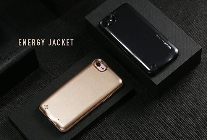 Чехол-аккумулятор Remax Energy Jacket 2400mAh для iPhone 8 Золото - Изображение 16179