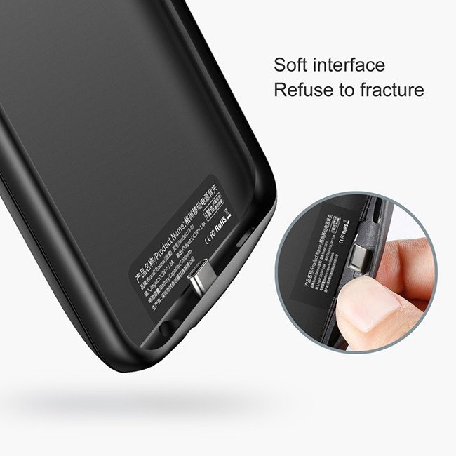 Чехол аккумулятор Baseus 5000 mAh для Samsung Galaxy S8 Черный - Изображение 7717