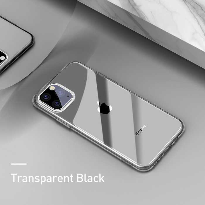 Чехол накладка Baseus Simplicity для iPhone 11 Чёрный - Изображение 119816
