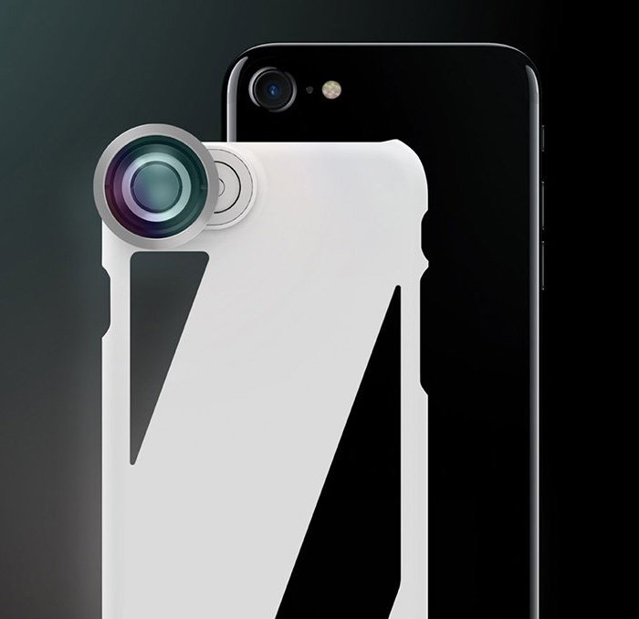 Чехол с объективами Momax X-Lens Case для iPhone 8 Белый - Изображение 16325