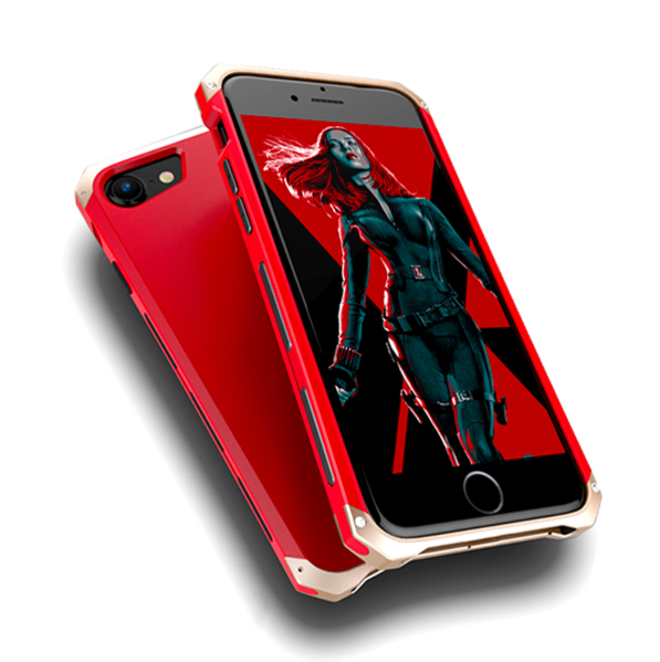 Противоударный чехол накладка Ginmic Solies для iPhone 8 Красный - Изображение 16631