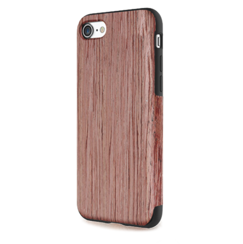 Деревянный чехол накладка Rock Origin Sandal Wood для iPhone 8 Розовое дерево - Изображение 16693