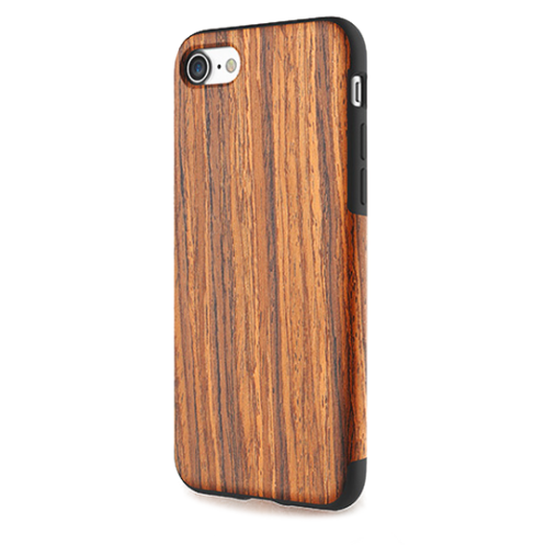 Деревянный чехол накладка Rock Origin Dark Wood для iPhone 7 Коричневый - Изображение 16803