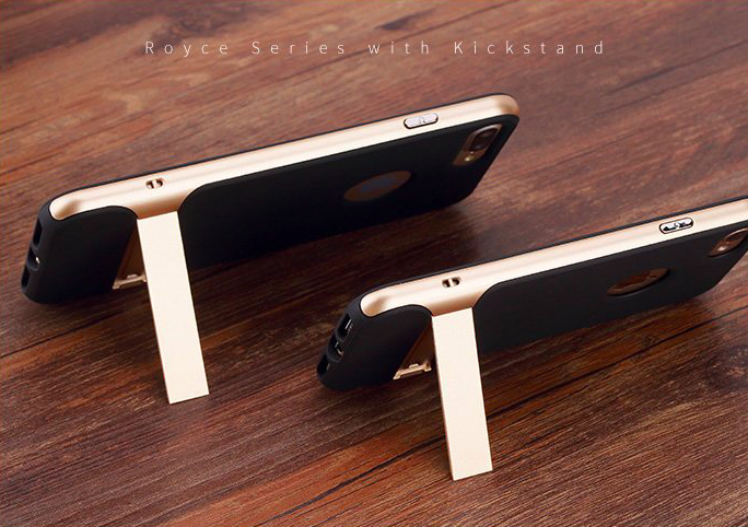 Чехол накладка с подставкой Rock Royce Kickstand для iPhone 8 Серый - Изображение 16995