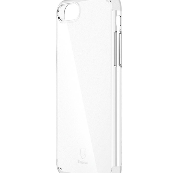 Силикновый чехол накладка Baseus Simple Anti-Scratch для iPhone 8 Прозрачный - Изображение 17387