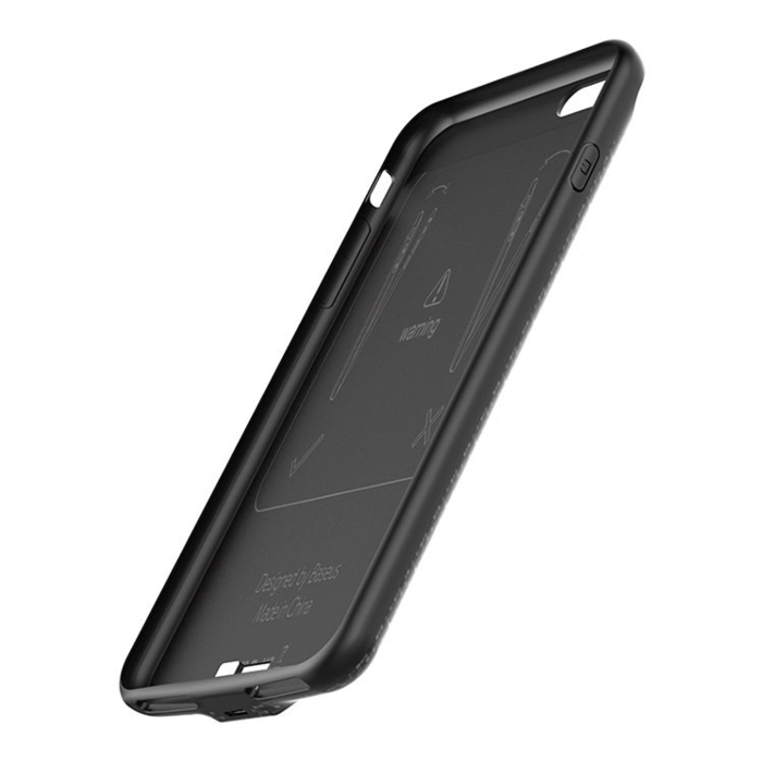 Чехол-аккумулятор Baseus Power Bank Case 2500mAh для iPhone 8 Черный - Изображение 17479
