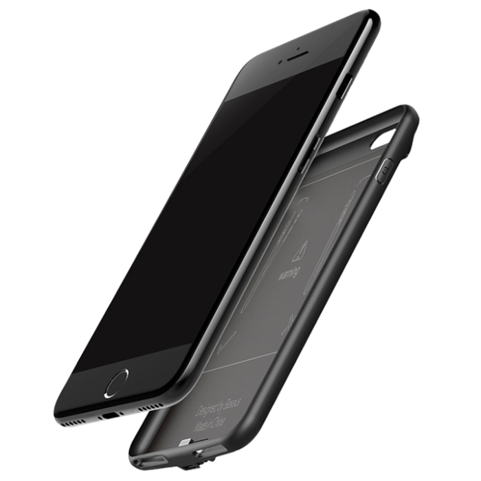 Чехол-аккумулятор Baseus Power Bank Case 2500mAh для iPhone 8 Черный - Изображение 17483