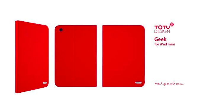 Чехол Totu Geek для iPad mini Красный - Изображение 23368