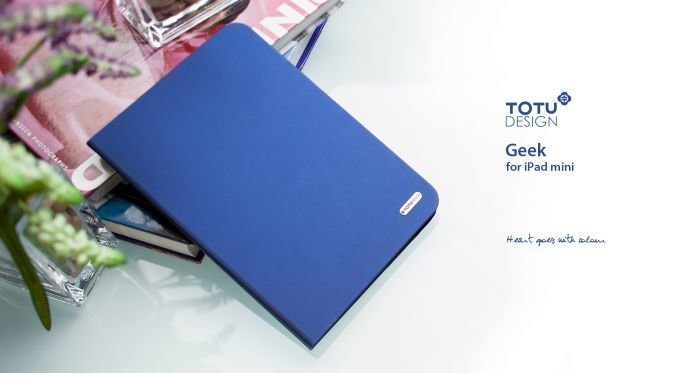 Чехол Totu Geek для iPad mini Синий - Изображение 23390