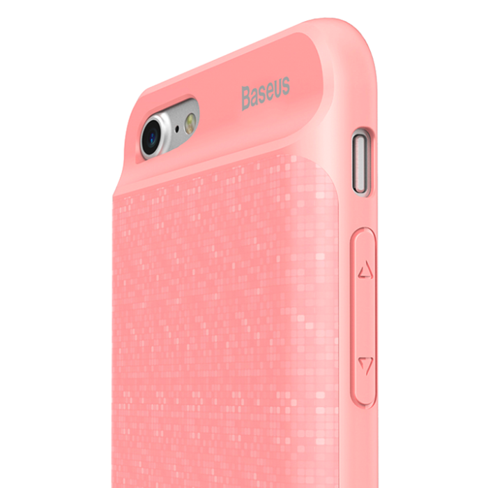 Чехол-аккумулятор Baseus Power Bank Case 2500mAh для iPhone 8 Розовый - Изображение 17535