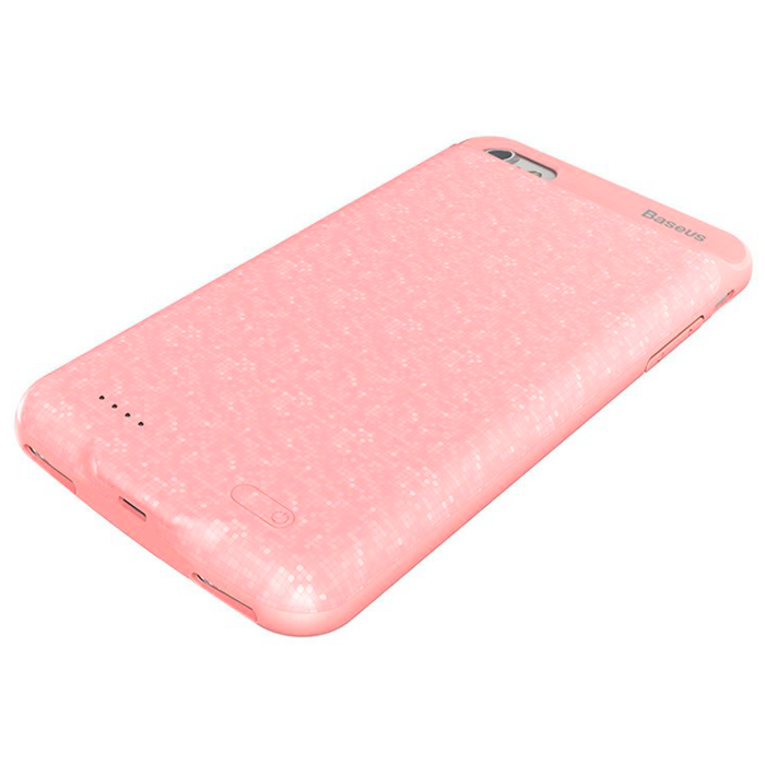 Чехол-аккумулятор Baseus Power Bank Case 2500mAh для iPhone 8 Розовый - Изображение 17537