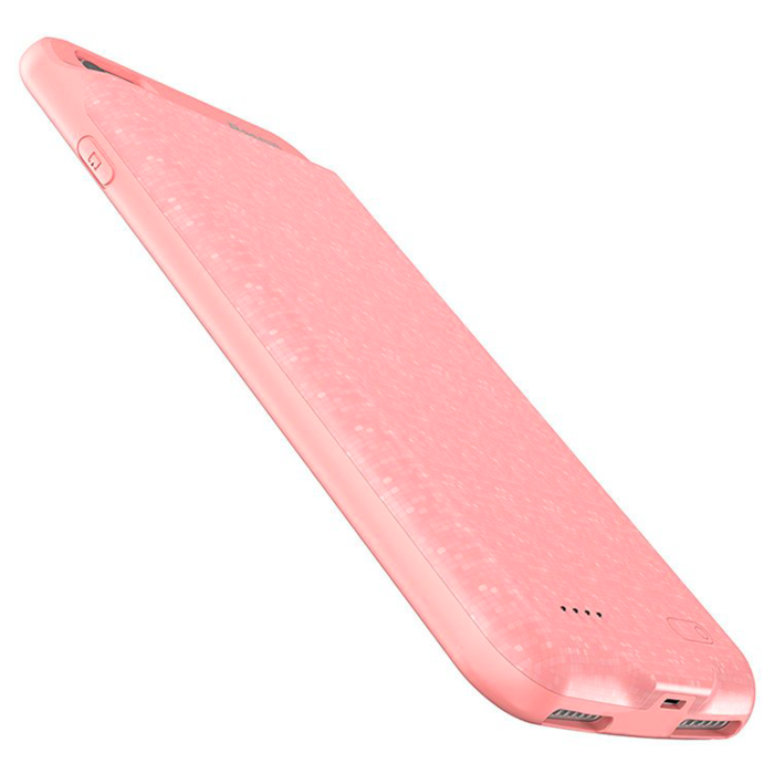 Чехол-аккумулятор Baseus Power Bank Case 2500mAh для iPhone 8 Розовый - Изображение 17545