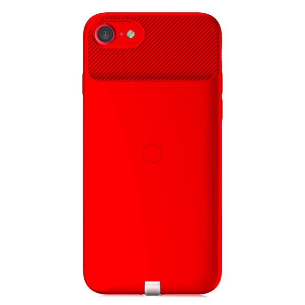Чехол для беспроводной зарядки Baseus Wireless Charging Case для iPhone 7 Красный - Изображение 23496