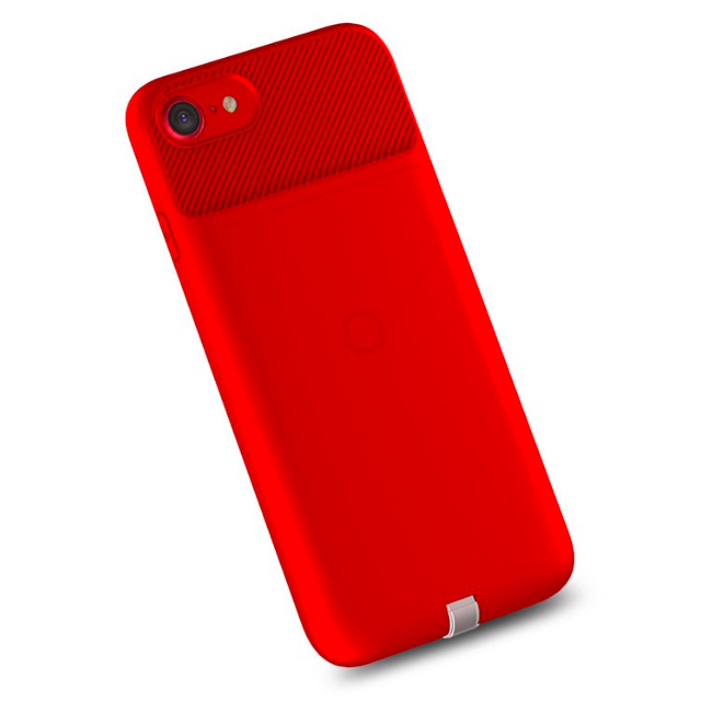 Чехол для беспроводной зарядки Baseus Wireless Charging Case для iPhone 7 Красный - Изображение 23502