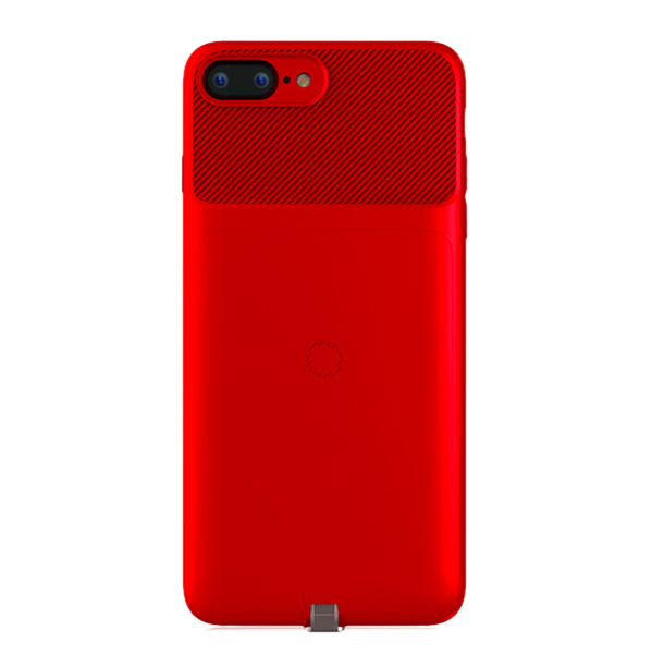 Чехол Baseus Wireless Charging Case для iPhone 7 Plus Красный - Изображение 23552