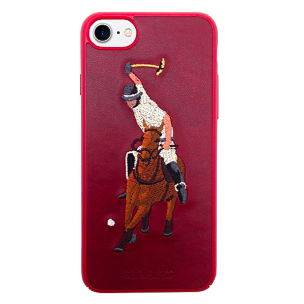 Чехол накладка Polo & Racquet Club Jockey для iPhone 8 Красный - Изображение 17695
