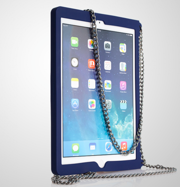 Чехол силиконовый Chanel Leboy для iPad Air Синий - Изображение 23794