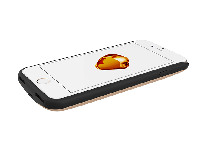 Чехол-аккумулятор Slim Power 2600mah для iPhone 8 Золотой - Изображение 18057