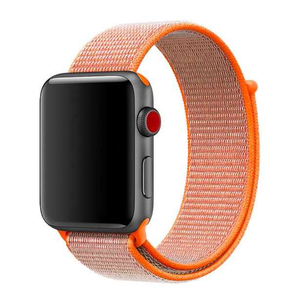 Ремешок нейлоновый Special case Nylon Sport для Apple Watch 3 / 2 / 1 (42mm) Оранжевый - Изображение 29917