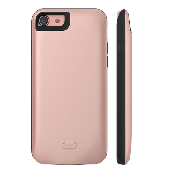 Чехол-аккумулятор Slim Power 2600mah для iPhone 8 Розовый - Изображение 18081