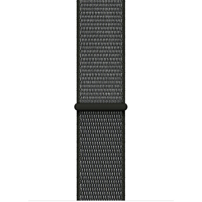Ремешок нейлоновый Special case Nylon Sport для Apple Watch 3 / 2 / 1 (42mm) Черно-серый - Изображение 29951