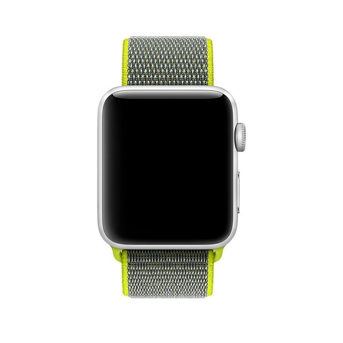 Ремешок нейлоновый Special case Nylon Sport для Apple Watch 3 / 2 / 1 (38mm) Ярко-зеленый - Изображение 29985