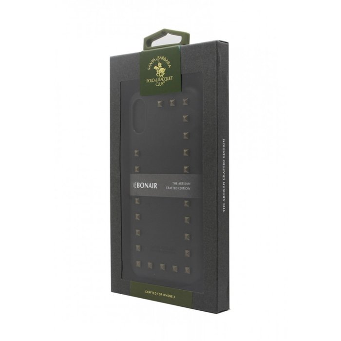 Чехол накладка Polo & Racquet Debonair для iPhone X Черный - Изображение 30043