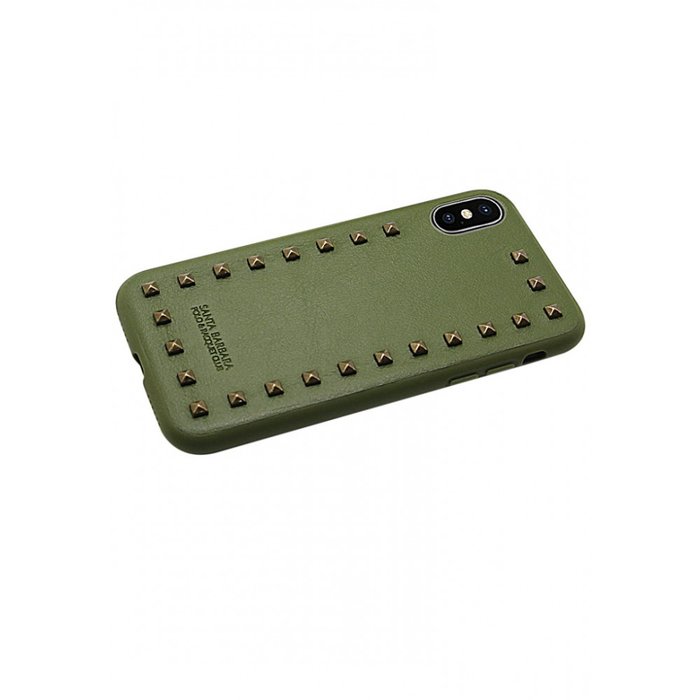 Чехол накладка Polo & Racquet Debonair для iPhone X Зеленый - Изображение 30053