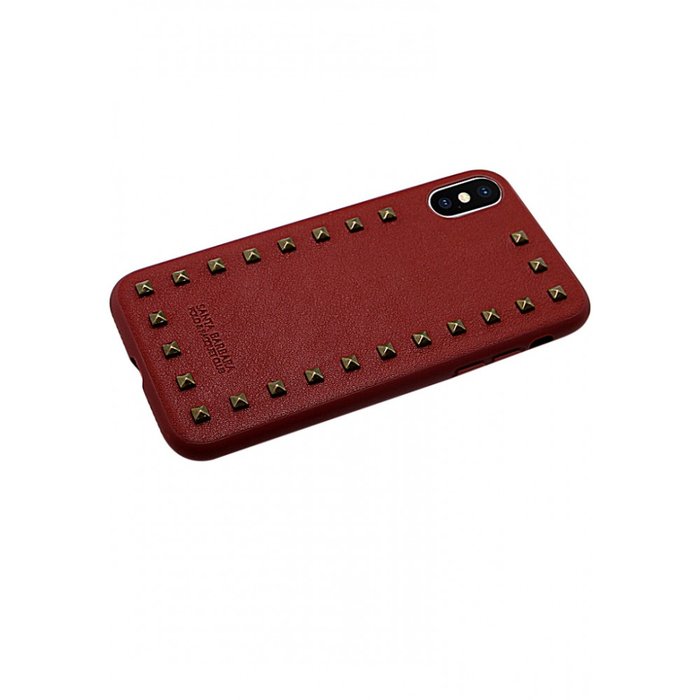 Чехол накладка Polo & Racquet Debonair для iPhone X Красный - Изображение 30063