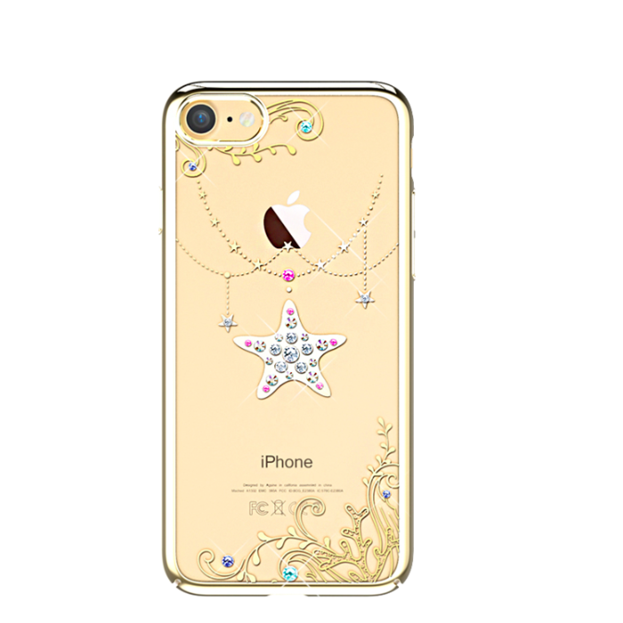 Чехол накладка Swarovski Kingxbar Star Ocean Series для iPhone 8 Золото - Изображение 18461
