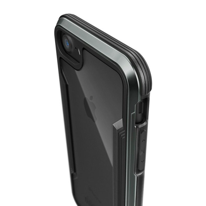 Противоударный чехол накладка X-Doria Defense Shield для iPhone 8 Черный - Изображение 18571