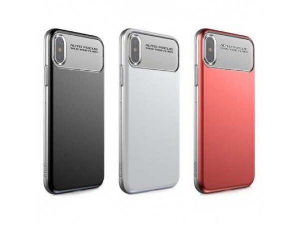 Чехол накладка Baseus Slim Lotus Case для iPhone X Красный - Изображение 30617