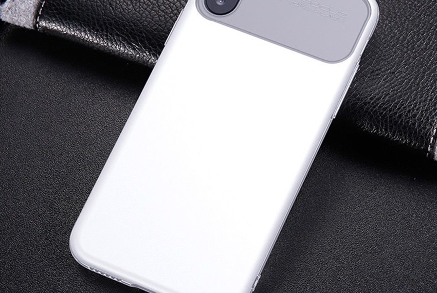 Чехол накладка Baseus Slim Lotus Case для iPhone X Белый