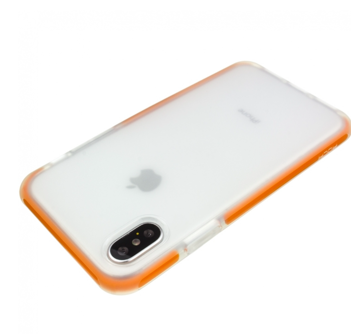 Противоударный чехол Rock Guard для iPhone X Оранжевый - Изображение 30781
