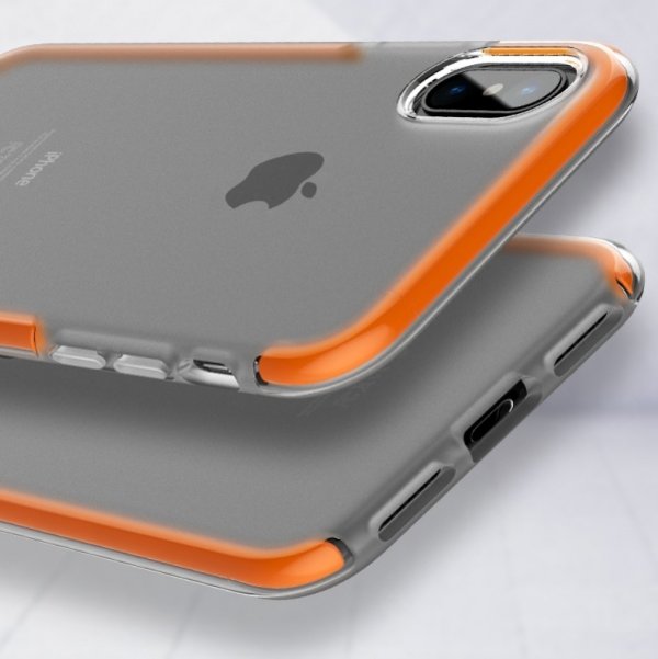 Противоударный чехол Rock Guard для iPhone X Оранжевый - Изображение 30791
