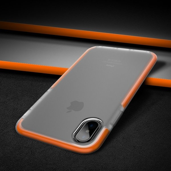 Противоударный чехол Rock Guard для iPhone X Оранжевый - Изображение 30793
