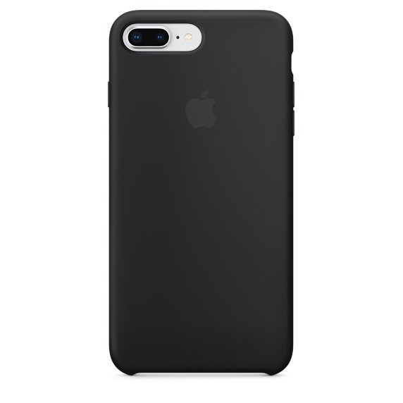 Силиконовый чехол накладка Apple Silicone Case для iPhone 8 Plus Черный - Изображение 18987